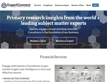 Tablet Screenshot of expertconnect.net
